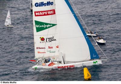 IKER Y XABI BUSCAN CON EL "MAPFRE" LLEGAR AL CABO DE GATA CON EL GRUPO DE CABEZA